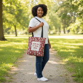 Moeders Tas Met Circus Trucs Rode Patroon Tote
