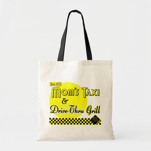 Moeders Taxi en Drive Thru Grill Tas (Voorkant)