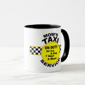 Moeder's Taxibedrijf Mok (Voorkant rechts)
