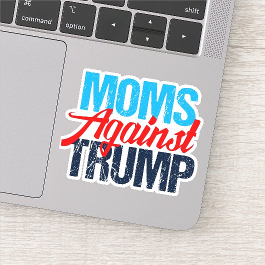 Moeders tegen Trump politieke laptop Sticker (Detail)