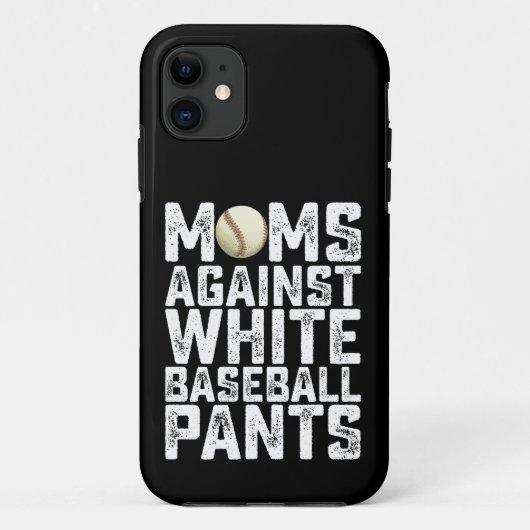 Moeders tegen witte honkbalbroek Moederdag Case-Mate iPhone Case (Achterkant)