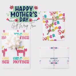 Moeder's Touch Gift Wrap Trio Inpakpapier Vel