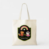 Moeders van een tweeling tote bag (Achterkant)