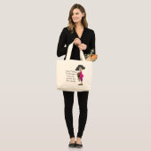 Moeders van tieners grote tote bag (Voorkant (model))