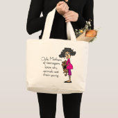Moeders van tieners grote tote bag (Voorkant (product))