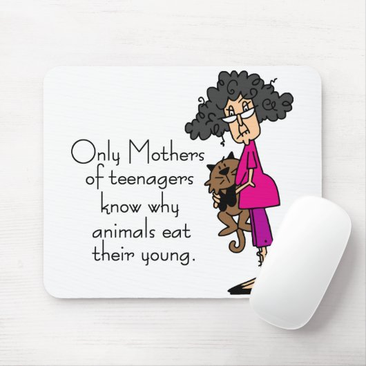 Moeders van tieners muismat (Met muis)