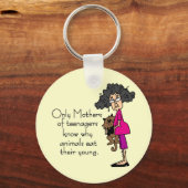 Moeders van tieners sleutelhanger (Voorkant)
