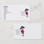 Moeders van tieners visitekaartje (Voorkant / Achterkant)