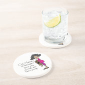 Moeders van tieners zandsteen onderzetter (Zijkant)