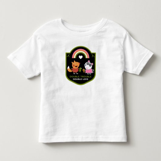 Moeders van twee-eiige tweelingen kinder shirts (Voorkant)