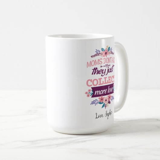 Moeders verouderen niet, ze verzamelen alleen maar koffiemok (Voorkant rechts)