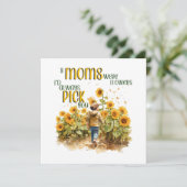 moeders waren bloemen (Staand voorkant)
