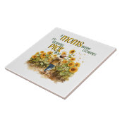 moeders waren bloemen tegeltje (Zijkant)