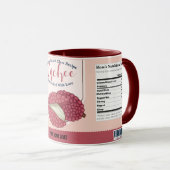 Moeder's wereldklasse lychee-liefdesjam mok (Voorkant rechts)