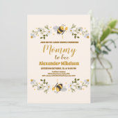 Moeders worden baby shower kaart (Staand voorkant)