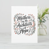 Moeders zijn de architecten van hoop (Staand voorkant)