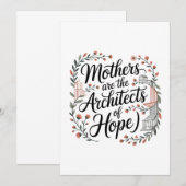 Moeders zijn de architecten van hoop (Voorkant / Achterkant)