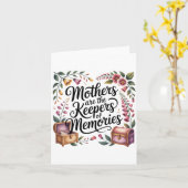 Moeders Zijn De Bewaarders Van Herinneringen Kaart (Gele Bloem)