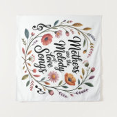 Moeders Zijn De Melodie Van Liefdesliedjes Wandkleed (Voorkant (horizontaal))