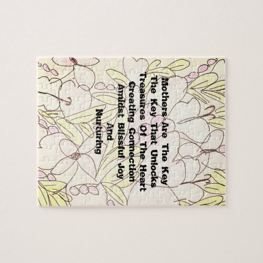 Moeders zijn de sleutel legpuzzel (Horizontaal)