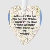 Moeders zijn de sleutel ornament (voorkant)