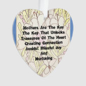 Moeders zijn de sleutel ornament (voorkant)