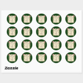 Moeders zijn een Roos Ronde Sticker (Vel)