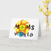 Moeders zijn mooi kaart (Gele Bloem)