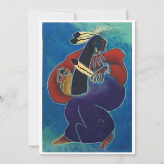 Moeders Zon Wenskaart Kaart (Voorkant)