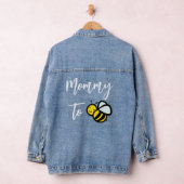 Moederschaft Bij Baby Shower Trouw Denim Jacket (Hangar)