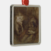 Moederschap 2 metalen ornament (Rechts)