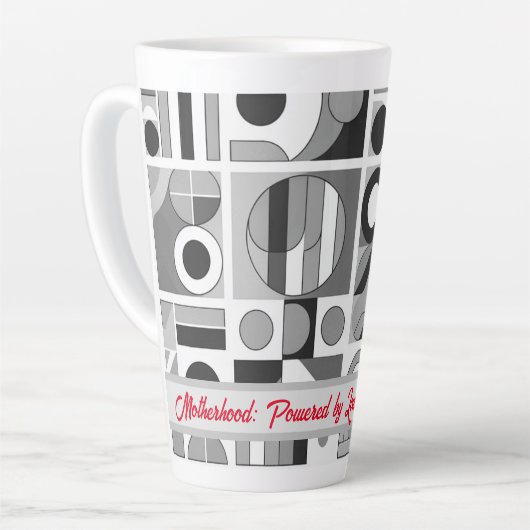 Moederschap: Aangedreven door Liefde, Aangedreven Latte Mok (Linkerhoek)