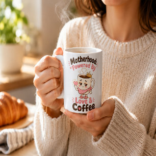 Moederschap Aangedreven Door Liefde En Koffie Grap Koffiemok