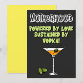 Moederschap aangedreven door Liefde, in stand geho Feestdagenkaart (Voorkant / Achterkant)