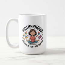 Moederschap Adem In Calm Illustratie