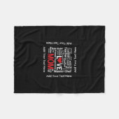 Moederschap - Alle verbazingwekkende dingen die mo Fleece Deken (Voorkant (Horizontaal))