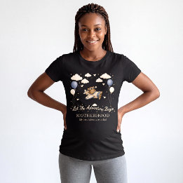 Moederschap Avontuur Beer Vliegende Baby Shower T-shirt