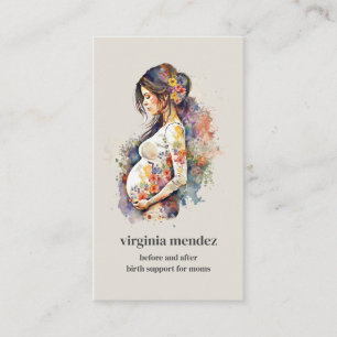 Moederschap Bloom Doula Verloskundige Borstvoeding Visitekaartje