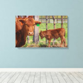 Moederschap Canvas Afdruk (Insitu (Houten vloer))