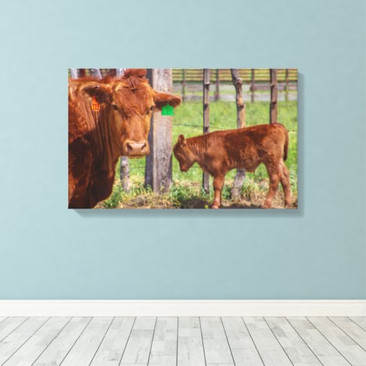 Moederschap Canvas Afdruk (Insitu (Houten vloer))