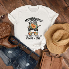 Moederschap Chaos en Love T-shirt