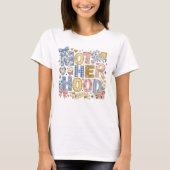 Moederschap Coquette Strikken Mama Moeder T-shirt (Voorkant)