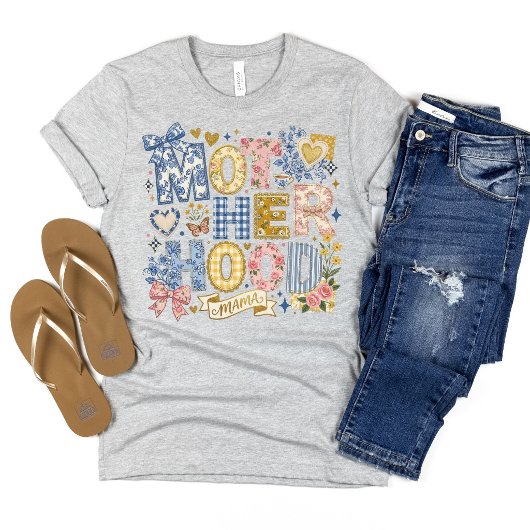 Moederschap Coquette Strikken Mama Moeder T-shirt