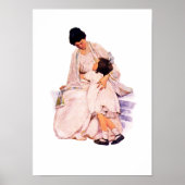"Moederschap" door Jessie Willcox Smith Poster (Voorkant)
