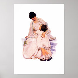 "Moederschap" door Jessie Willcox Smith Poster