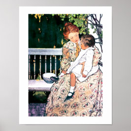 Moederschap door Jessie Willcox Smith Poster