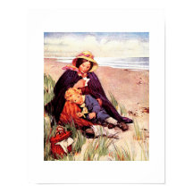 Moederschap door Jessie Willcox Smith Print