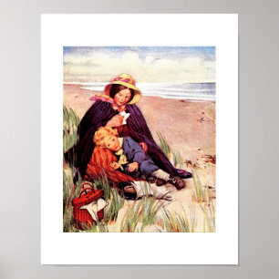 Moederschap door Jessie Willcox Smith Print