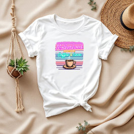 Moederschap draait op koffie en liefde | Grappige T-shirt