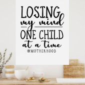 Moederschap één kind per keer poster (Keuken)